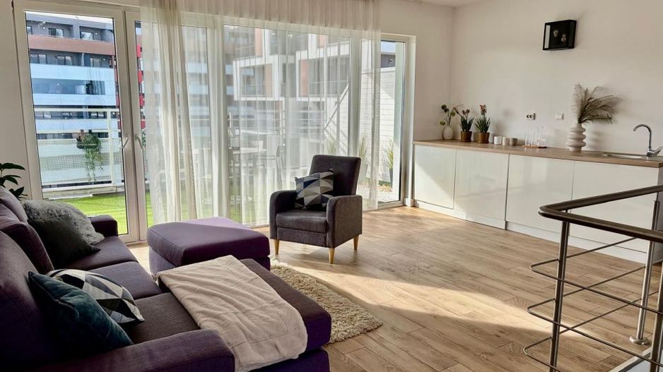Penthouse pe 2 niveluri l 160 mp utili l terase 75 mp l parcare l B. Z - Poză 13