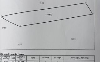 Teren intrav. 10200mp dest. industriala zona CocaCola Sacadat- 5eur/mp - Poză 2