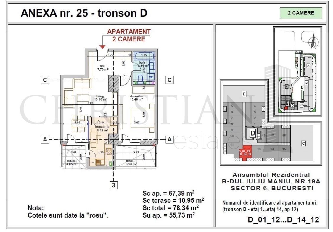 Apartament 2 Camere Vedere Panoramica - Smart Residence Lujerului Faza 2 - Poză 4