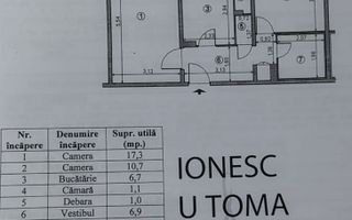 Apartament cu 2 camere zona Chisinau-Bloc Reabilitat - Poză 8