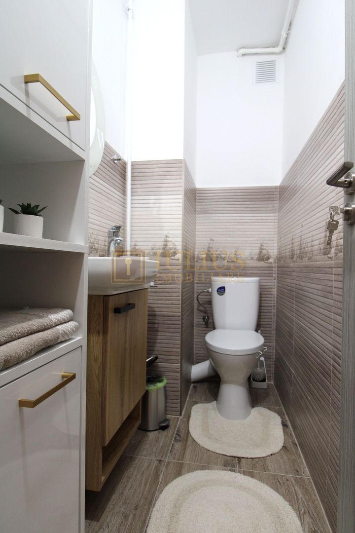 Mobilat nou/modern, 2 bai, centrala proprie;Soarelui/Scoala 30. - Poză 21