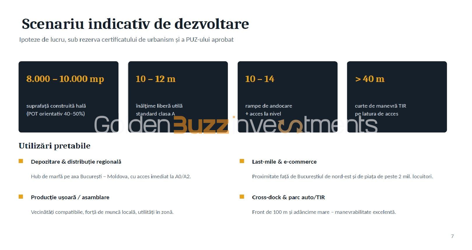20.000 mp la DN2 Afumați – teren pentru depozit / hală /parc logistic - Schiță 5