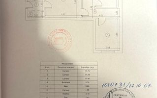 Apartament cu 3 camere // Zona Tei - Doamna Ghica - Schiță 44