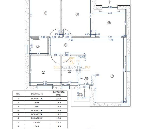 Casa cu 4 camere, Frumusani, panouri solare, pompe caldura - Schiță 8
