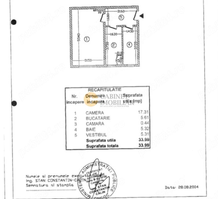 Studio | Creditabil | Renovat | Utilat | 1980 | Metrou Pacii - 5 min - Poză 1