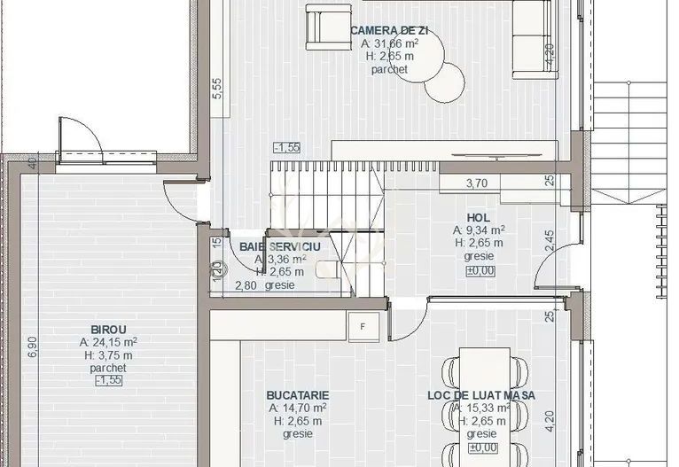 Casa individuala/cuplata prin ga, 221 mp utili, teren 523 mp - Poză 8
