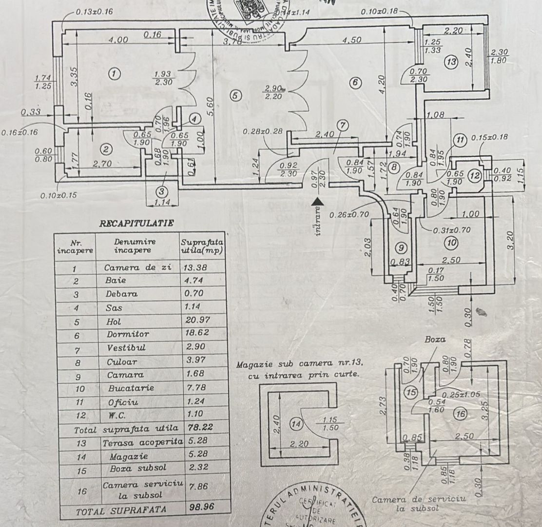 SPATIU BIROU | DOROBANTI - Schiță 13