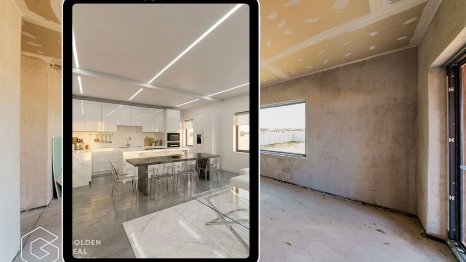 Casa noua pe un nivel, la gri, Mandruloc, comision 0% - Poză 6