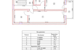 Casă cu piscină și ieșire la lacul Snagov - Schiță 17