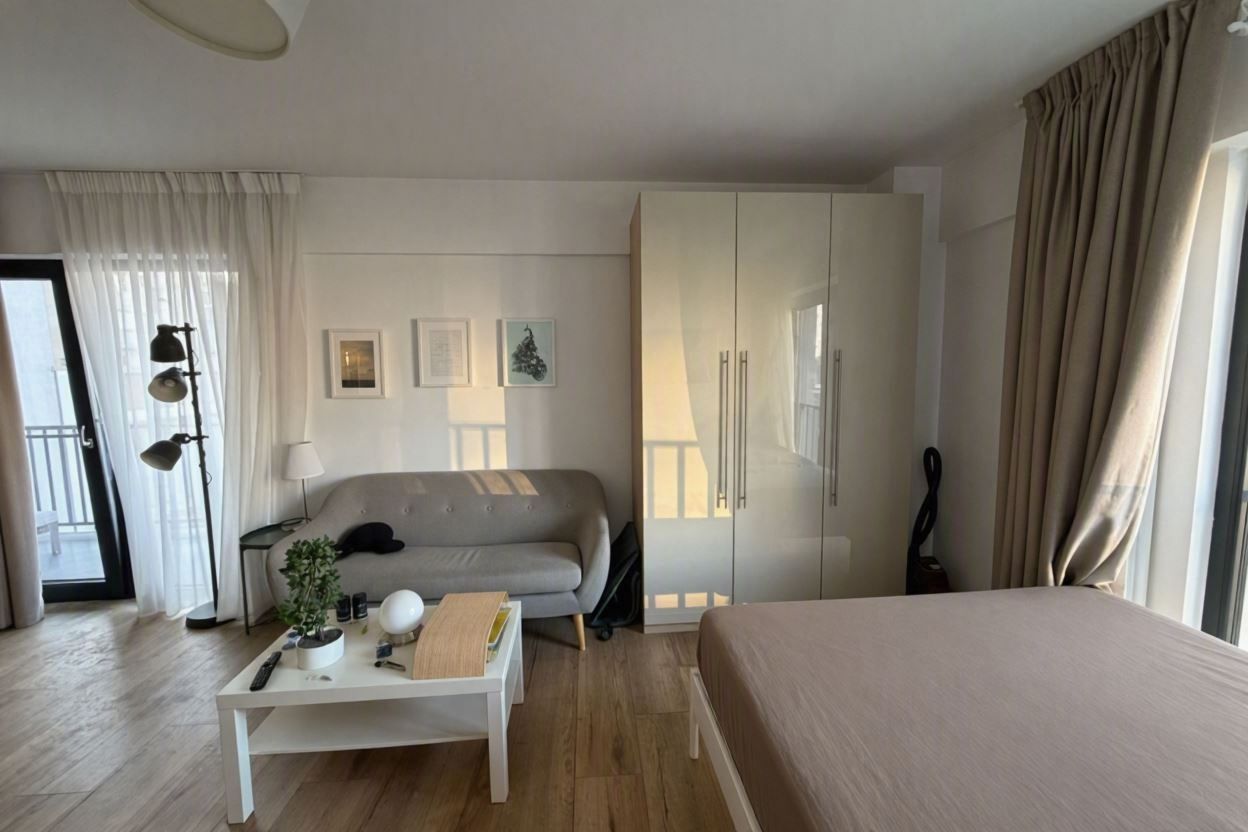 Studio premium,Piața Victoriei, 43 mp, bloc nou, terasă spațioasă. - Poză 1