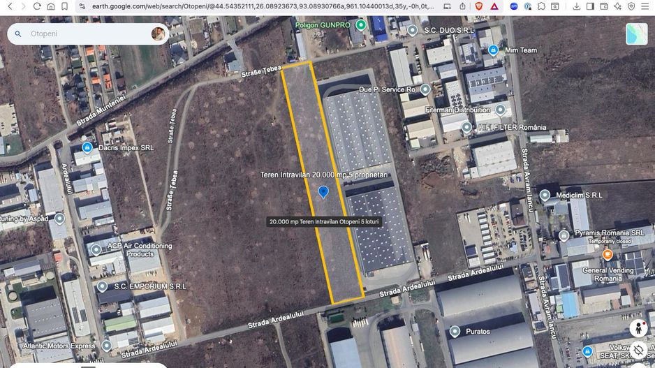 Teren intravilan 20.000 mp str. Ardealului Otopeni - Poză 5