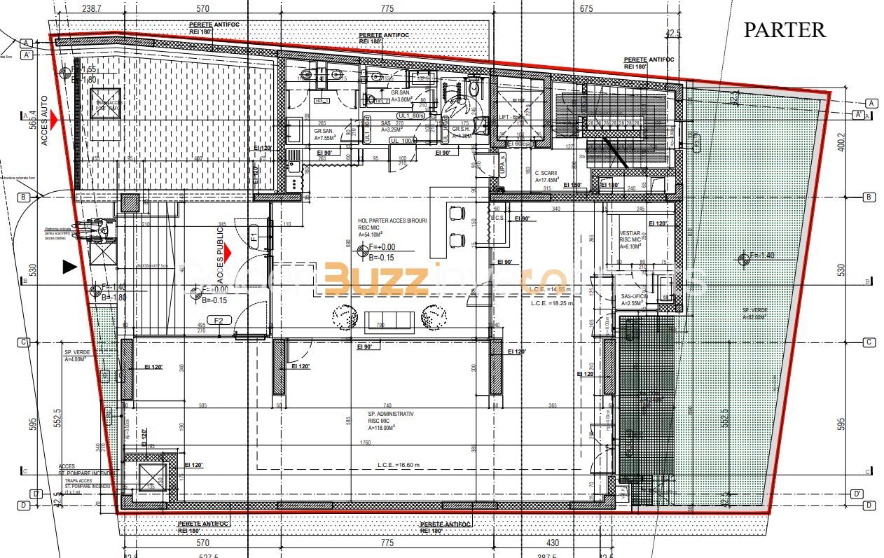 Teren Strada Berzei | Autorizatie | langa Hotel Ibis | - Schiță 5