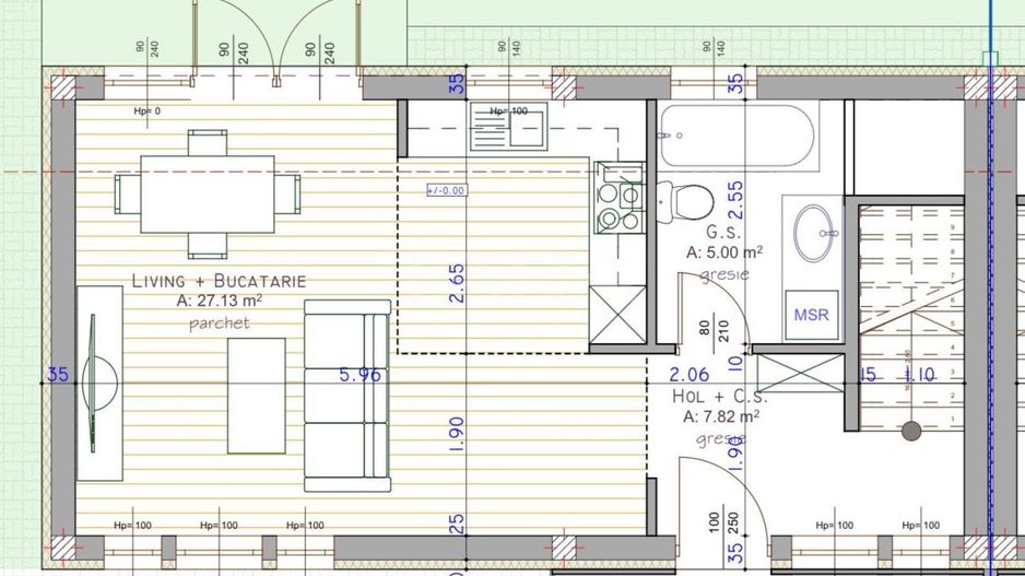 Duplex 126 mp utili, cu curte și parcare inclus, Florești, zona Terra. - Poză 1