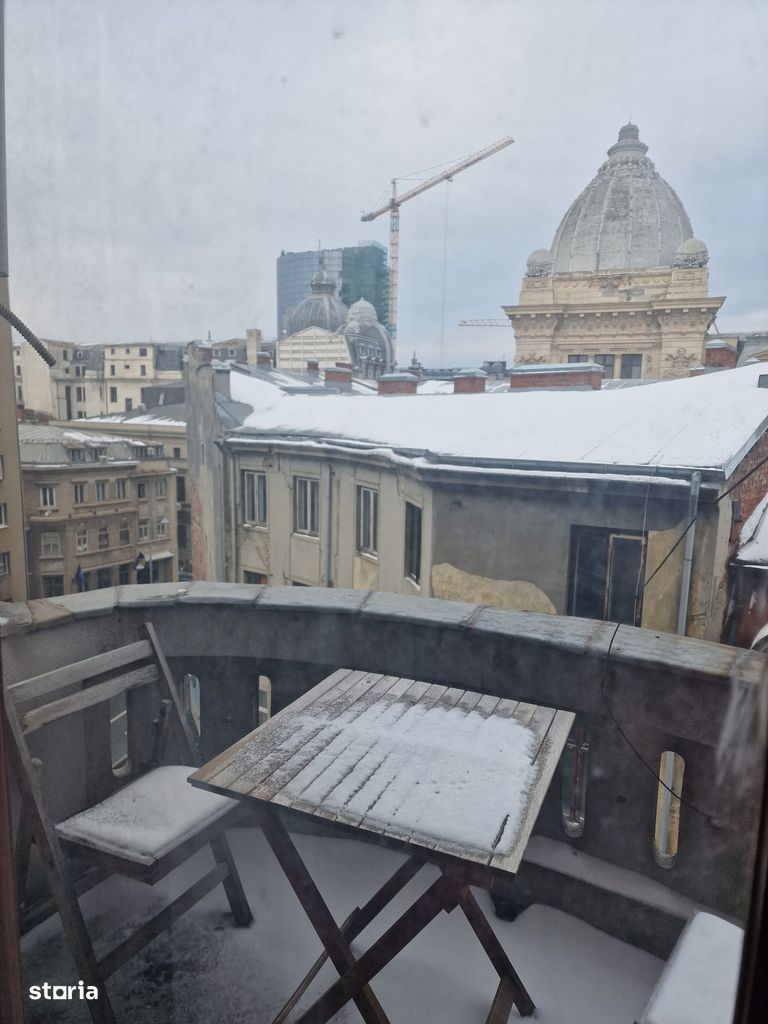 Apartament 2 camere Calea Victoriei, 60 mp, centrală proprie, 5 balcoane - Poză 12