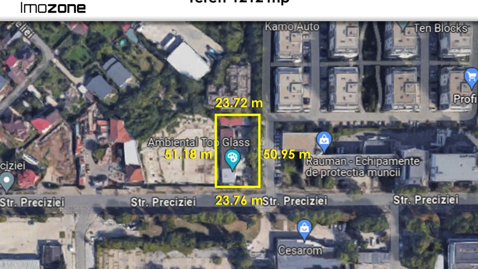 Oportunitate investitie, Militari - Preciziei, teren stradal, 1212 mp! - Poză 3