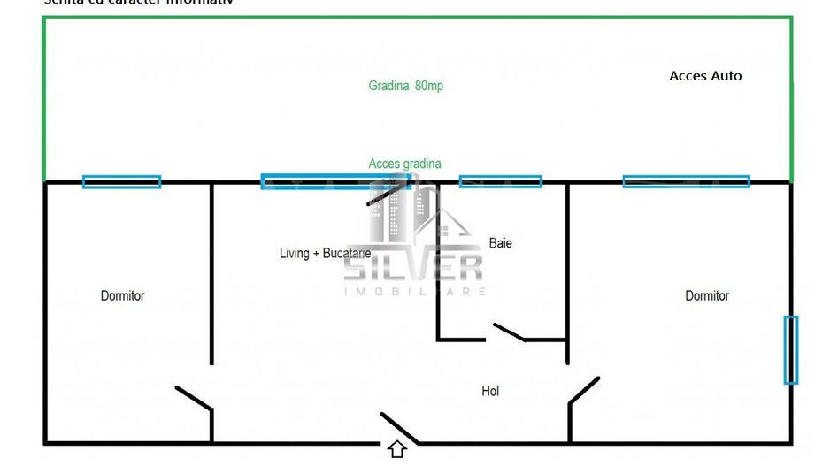 Apartament 3 camere cu Gradina si 2 locuri de parcare Poligon Floresti - Poză 10