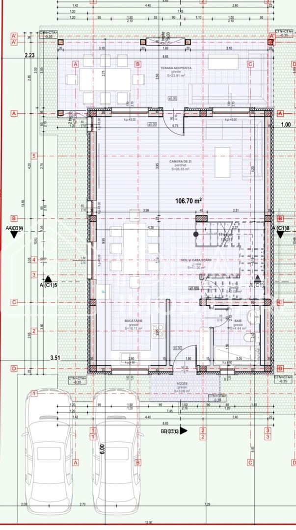 Casa Individuala Moderna cu 4 camere si 318 mp teren, in Selimbar - Schiță 7