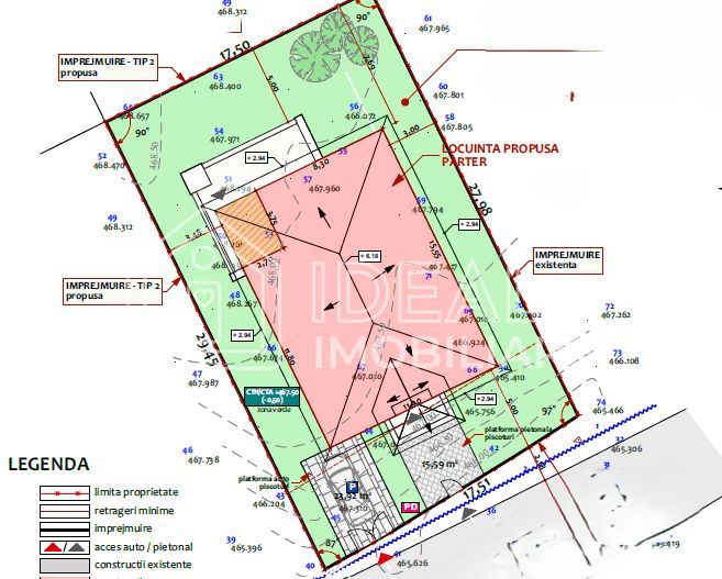 Casa Individuala cu 4 camere cu 500 mp de curte, in Cisnadie - Schiță 8