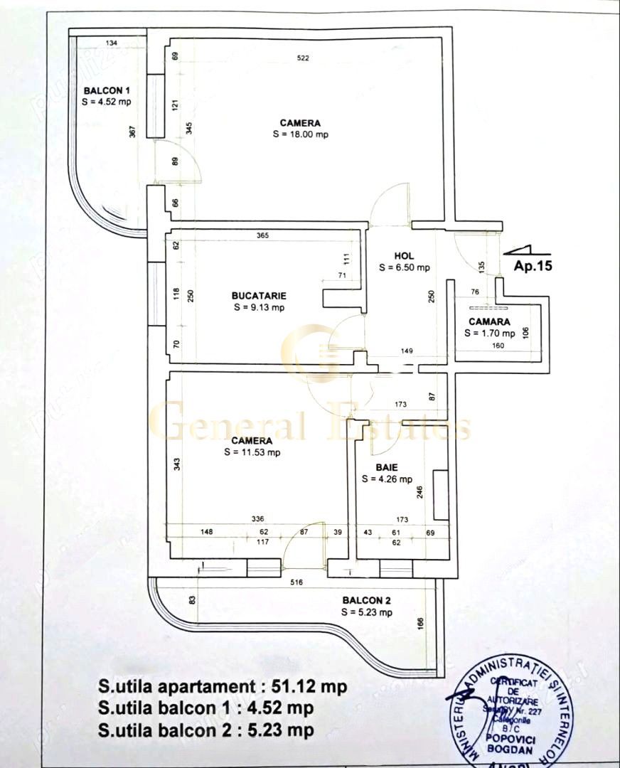 Apartament decomandat 2 camere | Etaj 3/8 |Brașov - Poză 1
