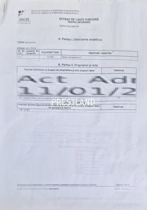 Teren extravilan, pretabil  construcție case/sediu logistic. - Poză 3