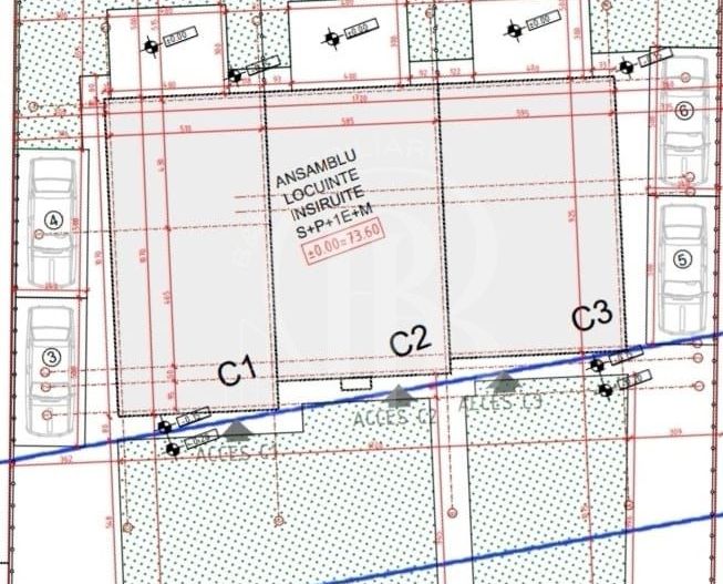 Vilă Triplex 4 Cam Arhitectură Modernă- Grădină Individuală -Panouri solare - Schiță 12