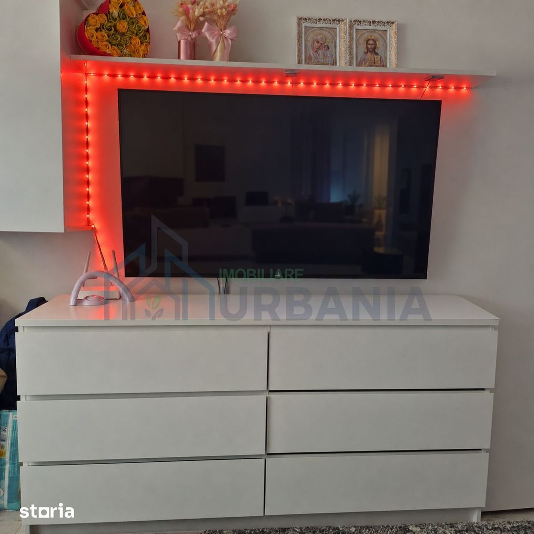 Apartament 1 cameră mobilat, decomandat, balcon închis și parcare inclusă – Vișan - Poză 2