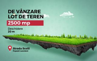 Lot de teren de vanzare, 2500 mp, metrou Berceni, Popesti-Leordeni - Poză 1