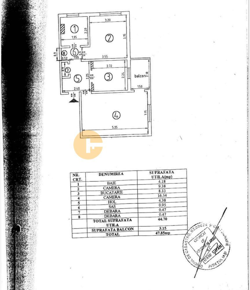 2 Camere Decomandat- Etaj 1- Mobilat si Utilat-Dacia - Poză 8