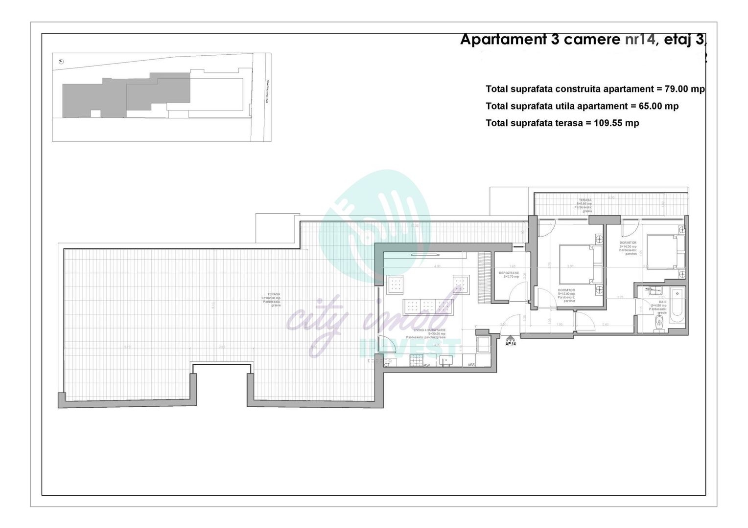 TERASA 110 MP - 3 cam Bloc Boutique - Poză 3