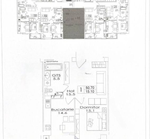 Vânzare, apartament, 2 camere, str. Durlești, Dumbrava - Poză 3