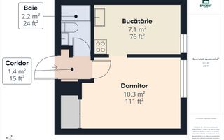 Garsonieră etajul 1 - Cartier Freidorf - Timișoara - Poză 14
