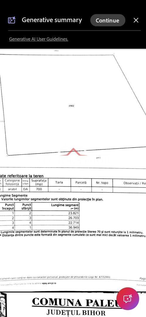NECTORA IMOB - Loturi teren cu PUZ, utilitati si acces asfaltat, Paleu - Poză 3