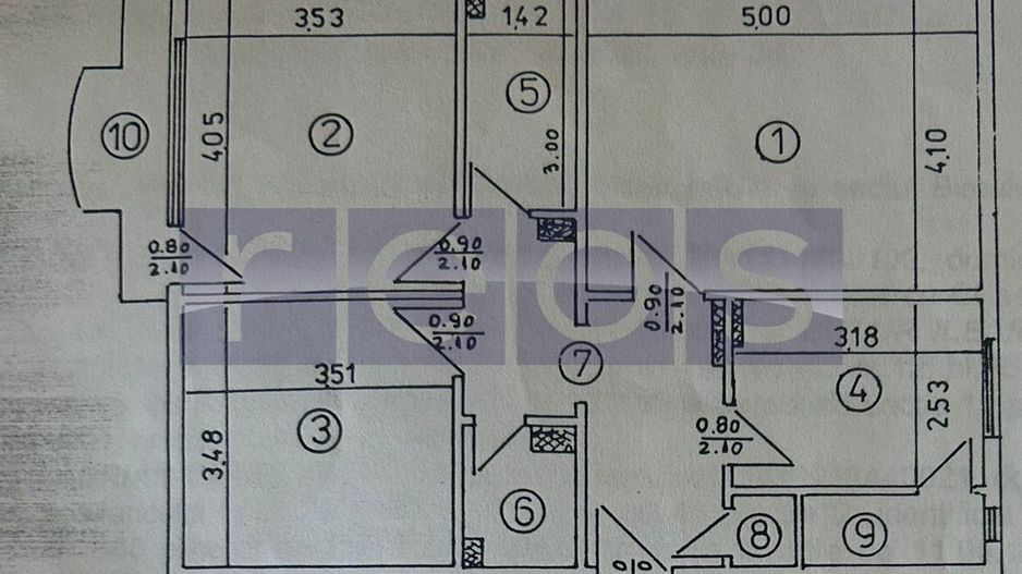 DE VANZARE AP 3 CAMERE 79 MP SEBASTIAN-PROSPER | DECOMANDAT | - Poză 6