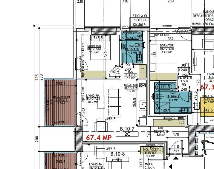 Apartament High-End 2 camere One Verdi Park I Barbu Vacarescu - Poză 20