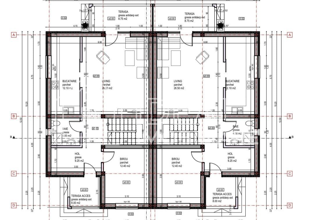 Duplex  Modern cu 6 camere, si teren de 270 mp, in Selimbar - Schiță 10