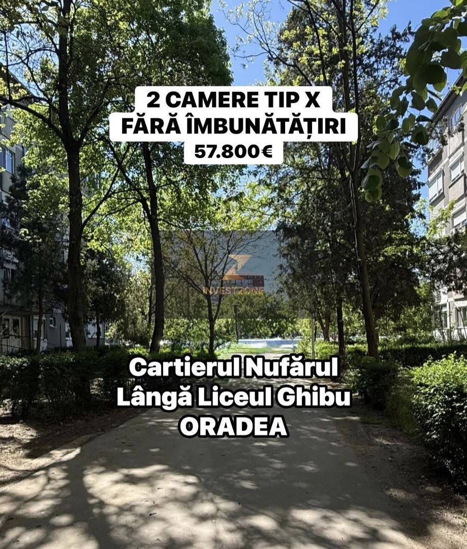 Nufarul 2 camere tip X lângă Liceul Ghibu - Poză 1
