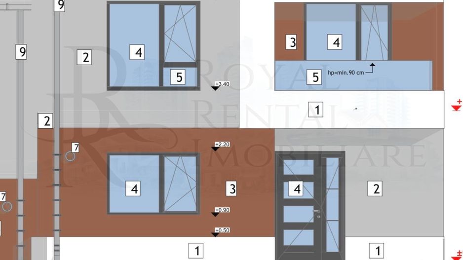 Duplex 4 camere, 120 mp utili, complex cu parc și râu, zona Polus-Poligon - Poză 3