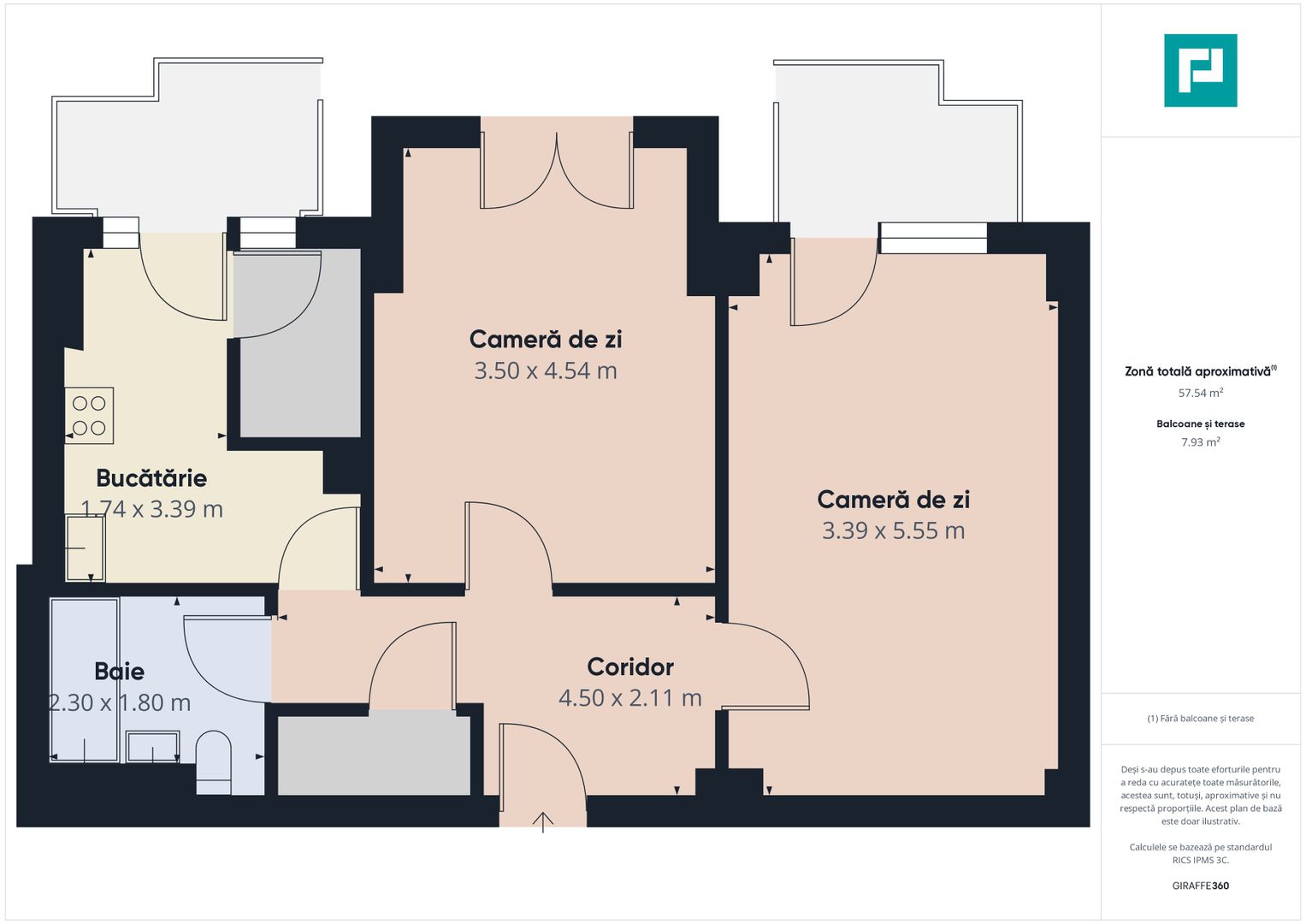 Apartament de 2 Camere Bulevardul Decebal - Poză 8