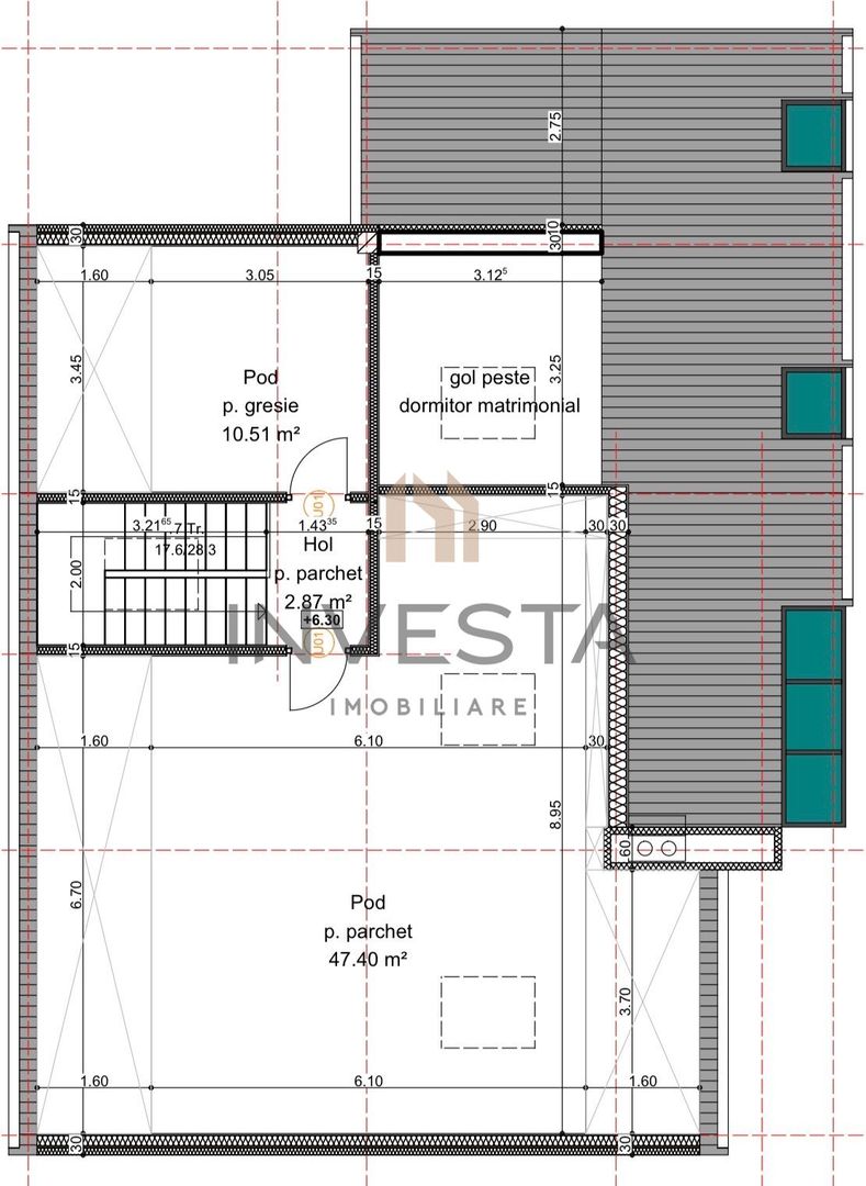 Casa Smart Premium, 5 camere, 278 mp, cartier privat, Floresti - Schiță 16