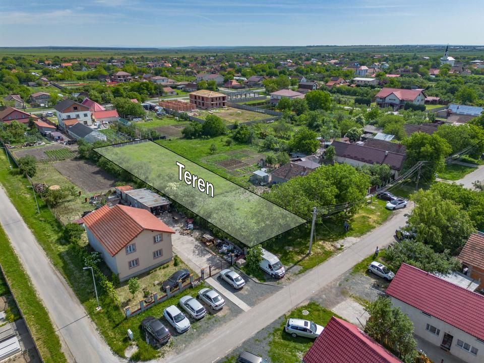 Teren 1.448 mp | Cerneteaz | Strada asfaltata | Utilitati | Comision 0% - Poză 1