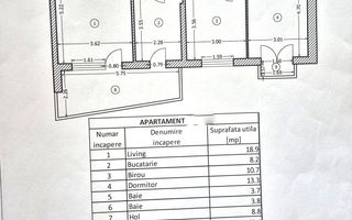 Apartament 3 camere de vânzare | Bloc nou | Parcare |  Rahova Salaj - Poză 7