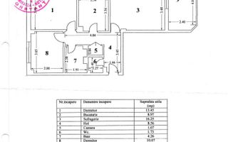 Tomis III - Galeriile Soveja - Apartament decomandat cu 3 camere, etaj 1. - Poză 22