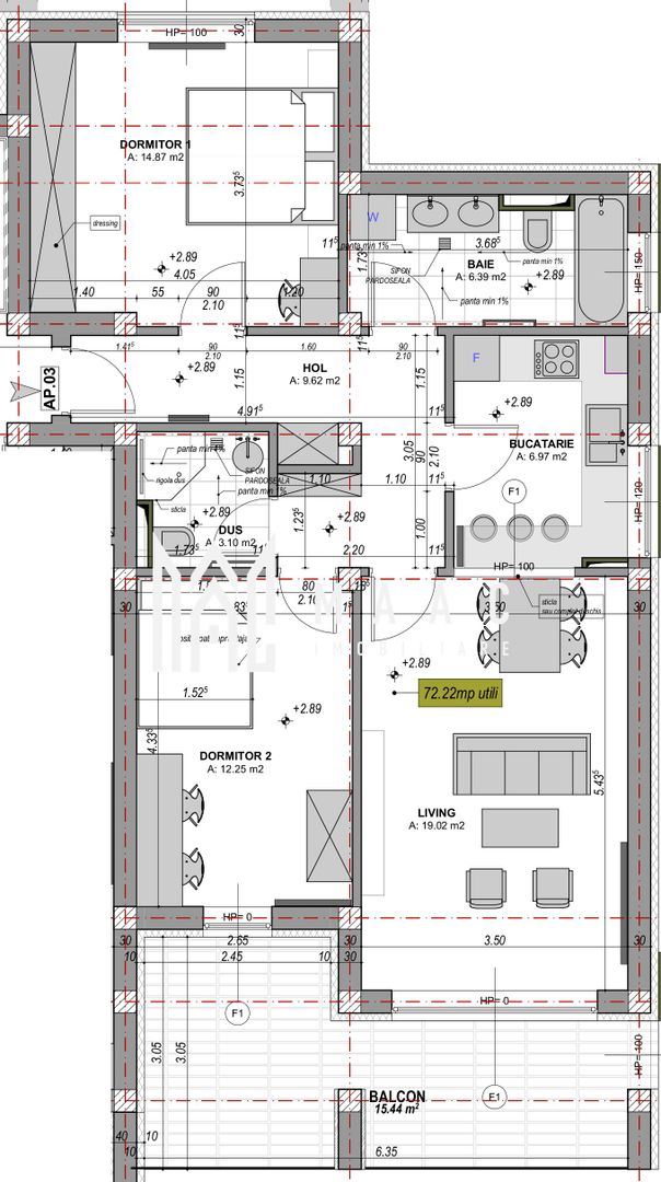 Apartament cu 3 Camere I PREDARE LA CHEIE I INTABULAT I 0% Comision - Poză 17