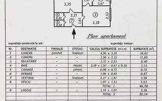 Vanzare Apartament 2 camere, 46 mp utili + lbalcon bloc 1970, Drumul Taberei - Poză 16