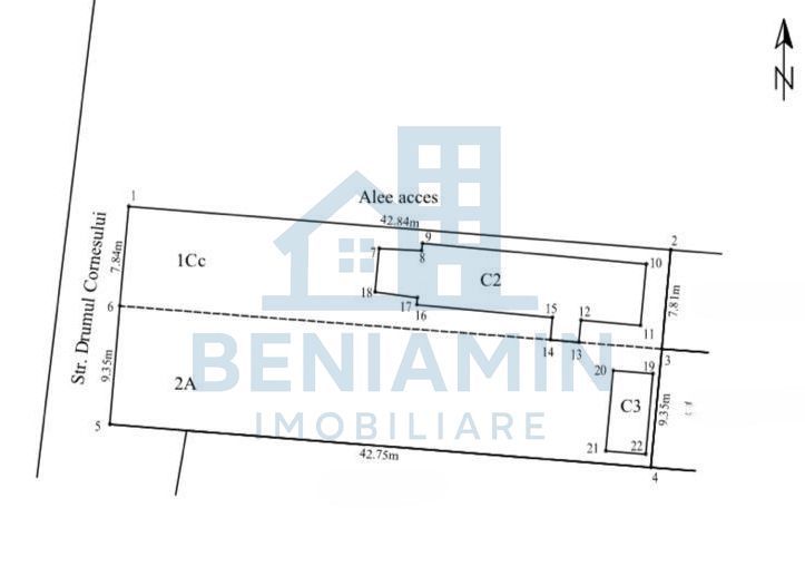 Casa 110mp Bariera Valcii an 2005 teren 750mp utilitati - Schiță 8