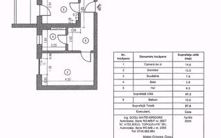 Apartament 2 Camere de Lux /Fabrica de Glucoza/Predare la alb-169.000 € - Schiță 9