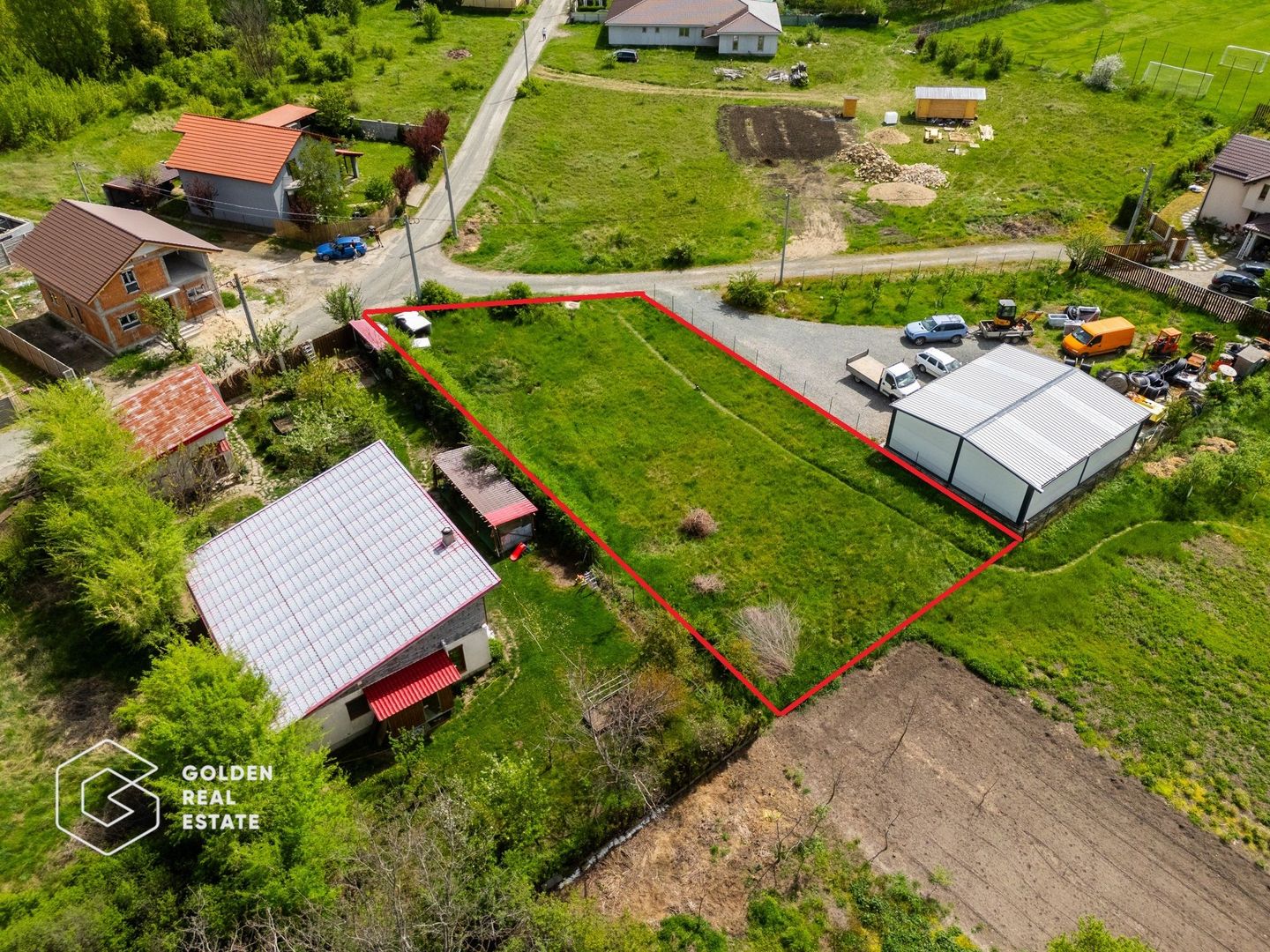 Teren cu utilitatile trase, 870 mp, Sanpaul - Poză 1