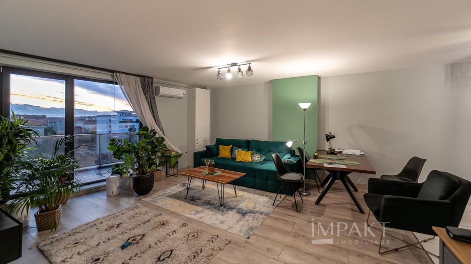 Penthouse 3 camere cu terasa si priveliste superba zona Piata Mihai Viteazu - Poză 1