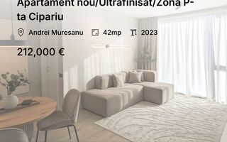 Apartament nou/Ultrafinisat/Zona P-ta Cipariu - Poză 1
