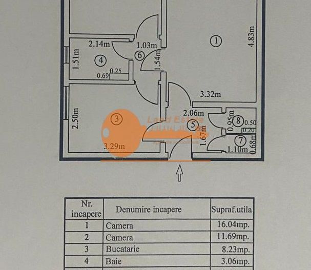Apartament 2 camere Drumul Taberei - Tudor Vladimirescu renovat modern 2020 - Schiță 13